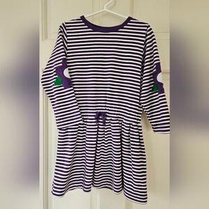 Florence Eisman. Striped Purple and White Kids Dress